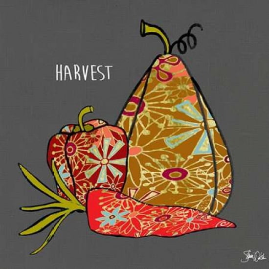 Harvest Veggies Canvas Art - Shanni Welsh (24 x 24)