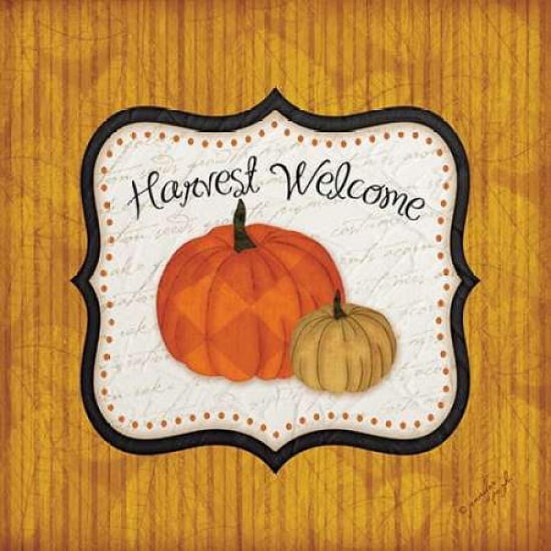 Harvest Welcome Canvas Art - Jennifer Pugh (24 x 24)