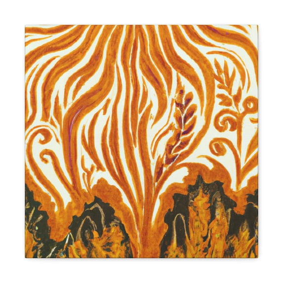 "Harvesting Hay in Joy" - Canvas
