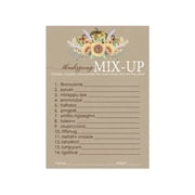Paper Clever Party Thanksgiving Word Scramble Card Games, Cardstock, 25 Pack