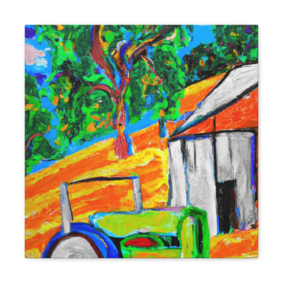 "Harvesting the Wild Fields" - Canvas