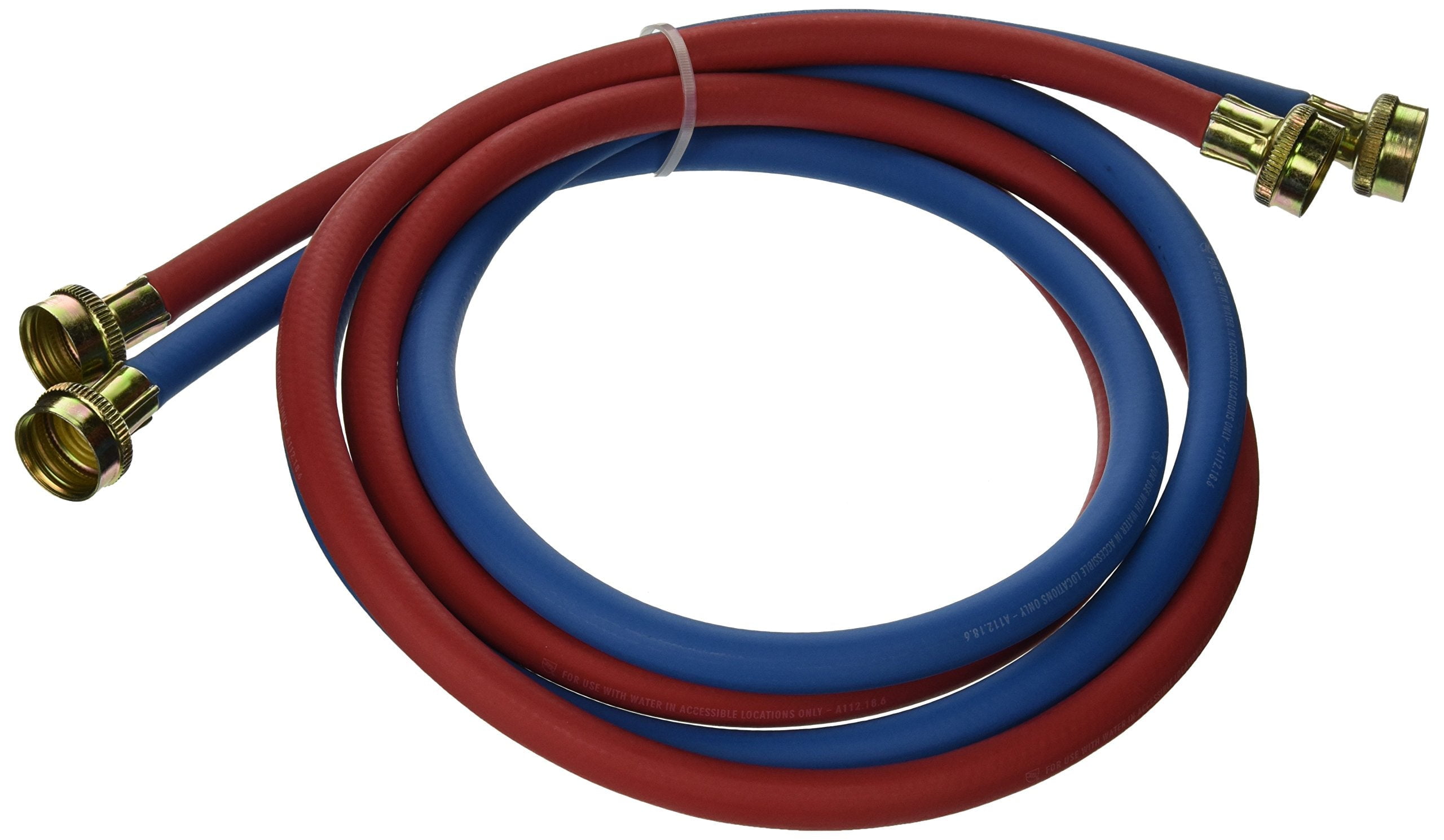 Harvey 93220 2 Count 6Feet Red and Blue Washing Machine Inlet Hoses