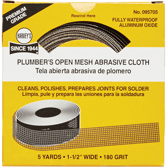 Harvey Abrasive Sand Cloth - Single Pack Residential Use, Standard Application