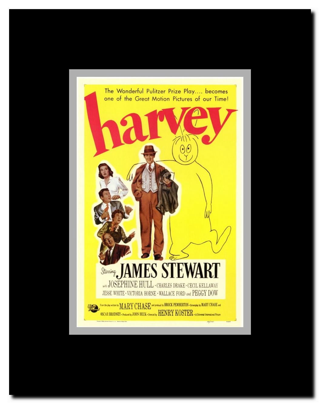 Harvey Framed Movie Poster