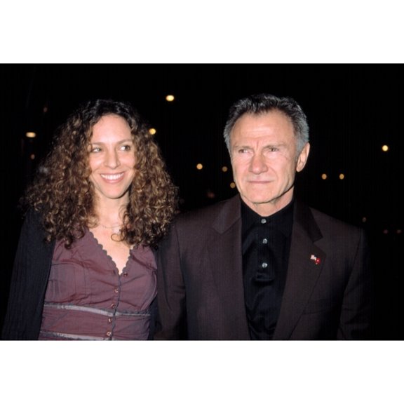 Harvey Keitel And Wife At Premiere Of The Grey Zone, Ny 1082002, By Cj Contino Celebrity (10 x 8)