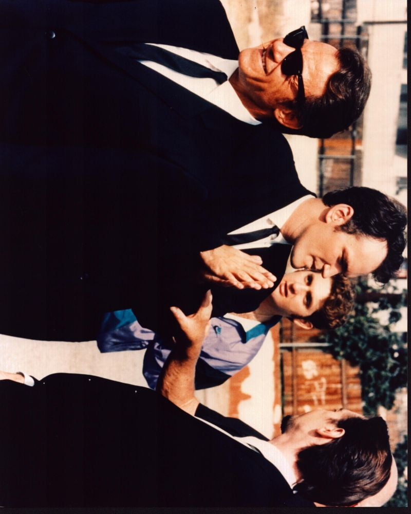 Harvey Keitel, Quentin Tarantino, Steve Buscemi On Set Of Reservoir Dogs Photo Print (16 x 20