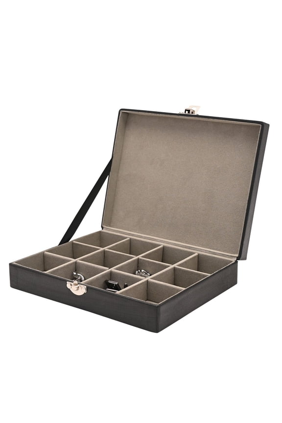 Cufflink Box Holds 12 Cufflinks