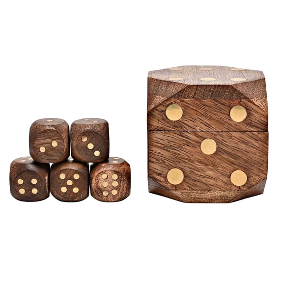 Harvey Makin Dice Wooden Box