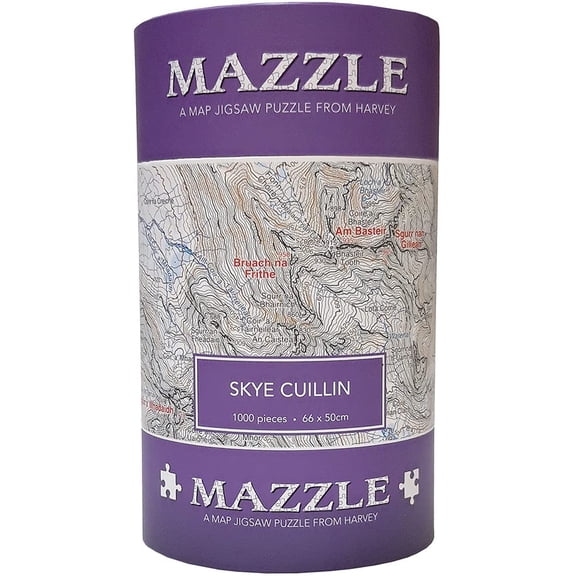 Harvey Maps Skye Cuillin Mazzle (Map Jigsaw Puzzle) (Paperback)