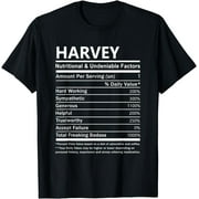 Harvey - Nutritional And Undeniable Factors Harvey Name T-Shirt