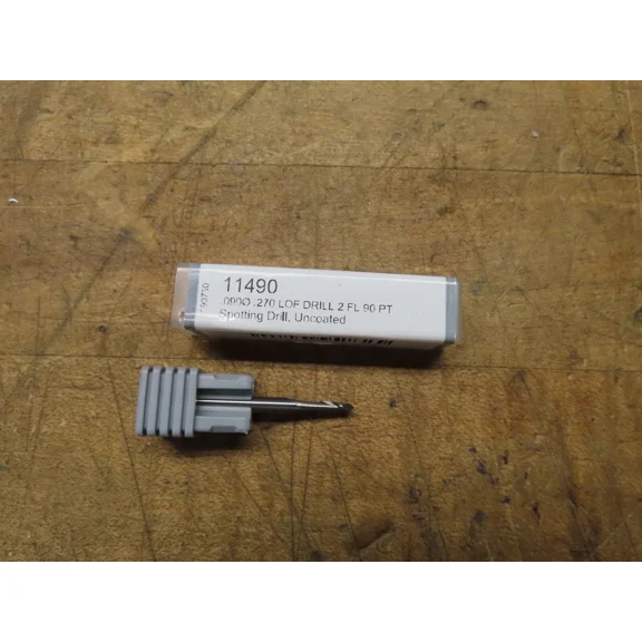 Harvey Tool 11490 .0900 .270 Lof 2Fl 90 Degree Solid Carbide Spotting Drill