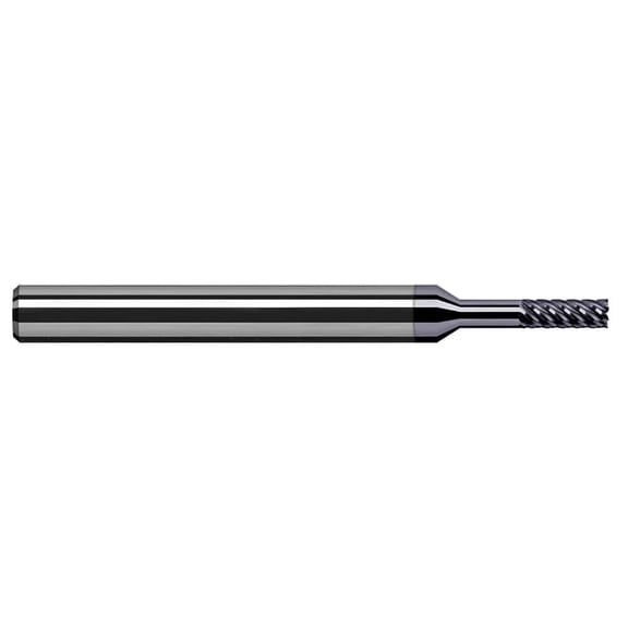 Harvey Tool 940808-C6 Square End Mill 1/8"Diam, 3/8"LOC, 7Flutes, Solid Carbide