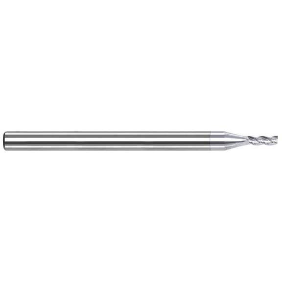 Harvey Tool 942293-C8 Square End Mill: 3/32" Dia, 0.279" LOC, 1/8" Shank