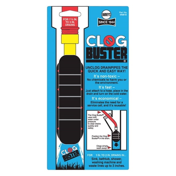 Harvey Clogbuster For 1 " - 2 " Drains