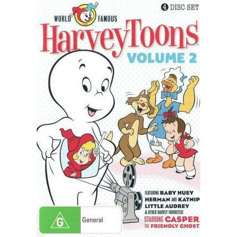 HarveyToons - Vol. 2 - 4-DVD Set ( Casper and Friends ) [ NON-USA FORMAT,  PAL, Reg.4 Import - Australia ]