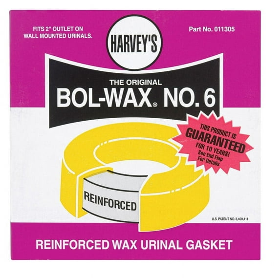 Harveys 011305 Bol-Wax Urinal Gasket No. 6