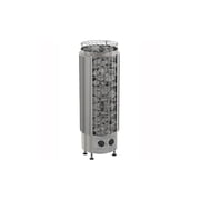 Harvia Cilindro PC60E Cilindro Half Series 6kW Sauna Heater With Xenio Control Bundle  Sauna Stone Included