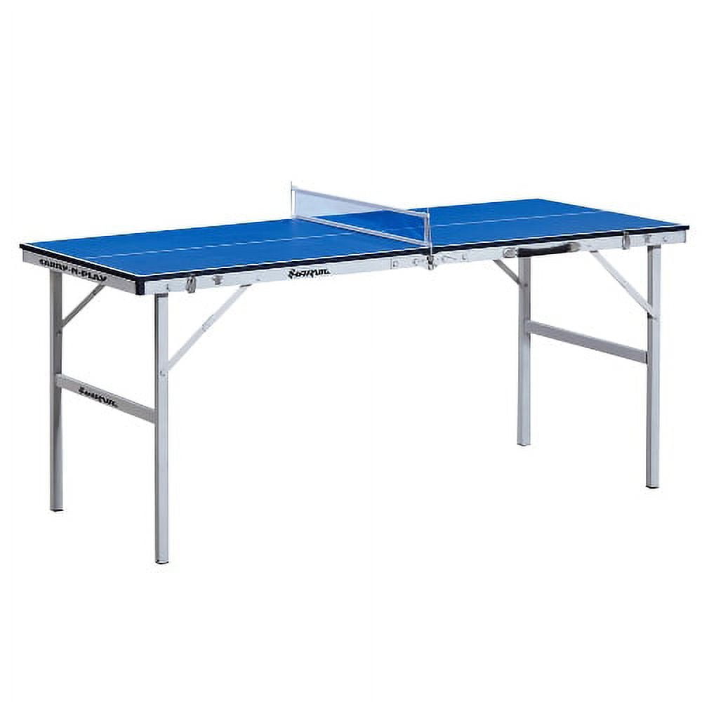 Harvil 60-Inch Folding Portable Table Tennis Table for Kids with FREE Accessories