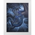 thumbnail image 1 of Harvill, Marc 12x14 White Modern Wood Framed Museum Art Print Titled - Lightning Dragon, 1 of 4