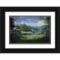 thumbnail image 1 of Harvill, Marc 24x17 Black Ornate Wood Framed with Double Matting Museum Art Print Titled - Epic Landscape, 1 of 4