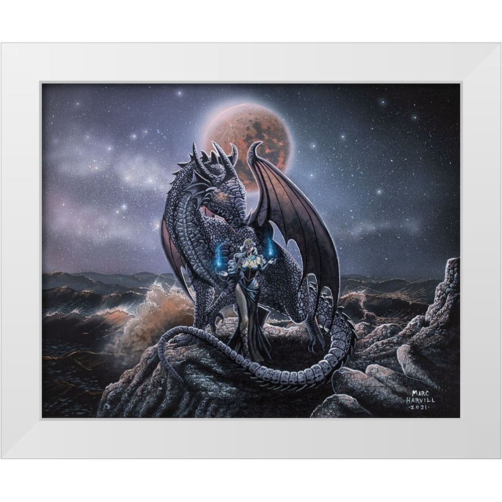 Harvill, Marc 32x26 White Modern Wood Framed Museum Art Print Titled ...