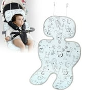 Harvn Final Sale The Cooling Seat Cushion Of The Baby Car Seat Is Black Baby Car Seat Pad Breathable Double Infant Stroller Pads Summer & Winter Baby Carriage Cooler Mat Baby Stroller Mat In Summer Po