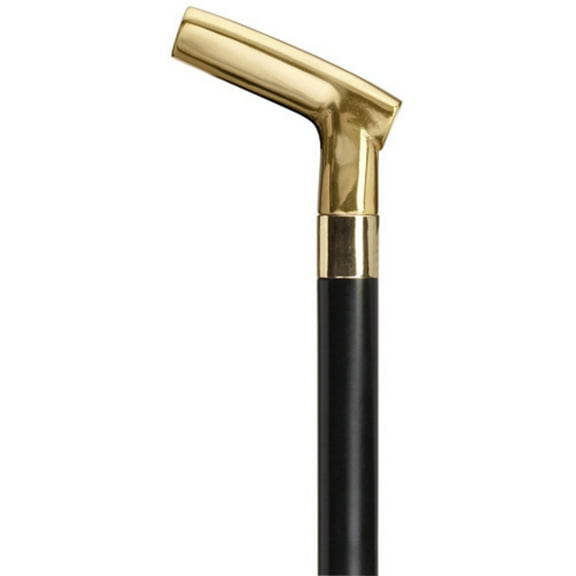 Harvy Solid Cast Brass Golf Putter Shape Handle Cane