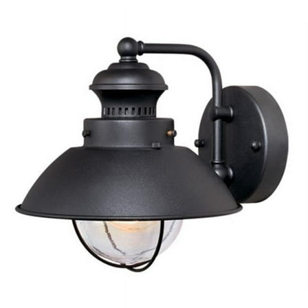 Harwich 8 in. Outdoor Wall Light - Textured Black