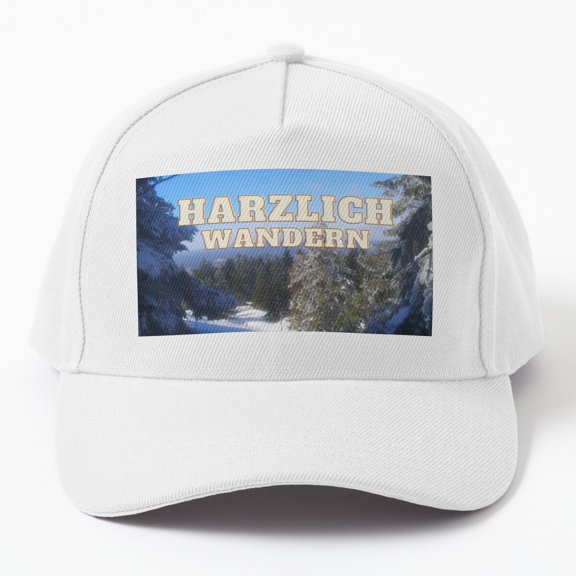 Harz Hiking Baseball Cap, Germany Outdoor Trail Adventure Graphic Design, Classic Hat