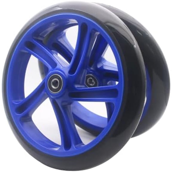 Hasako 2PCS 200mm Adult Scooter Wheels with ABEC 9 Bearings for Razor and Adult Kick Scooters