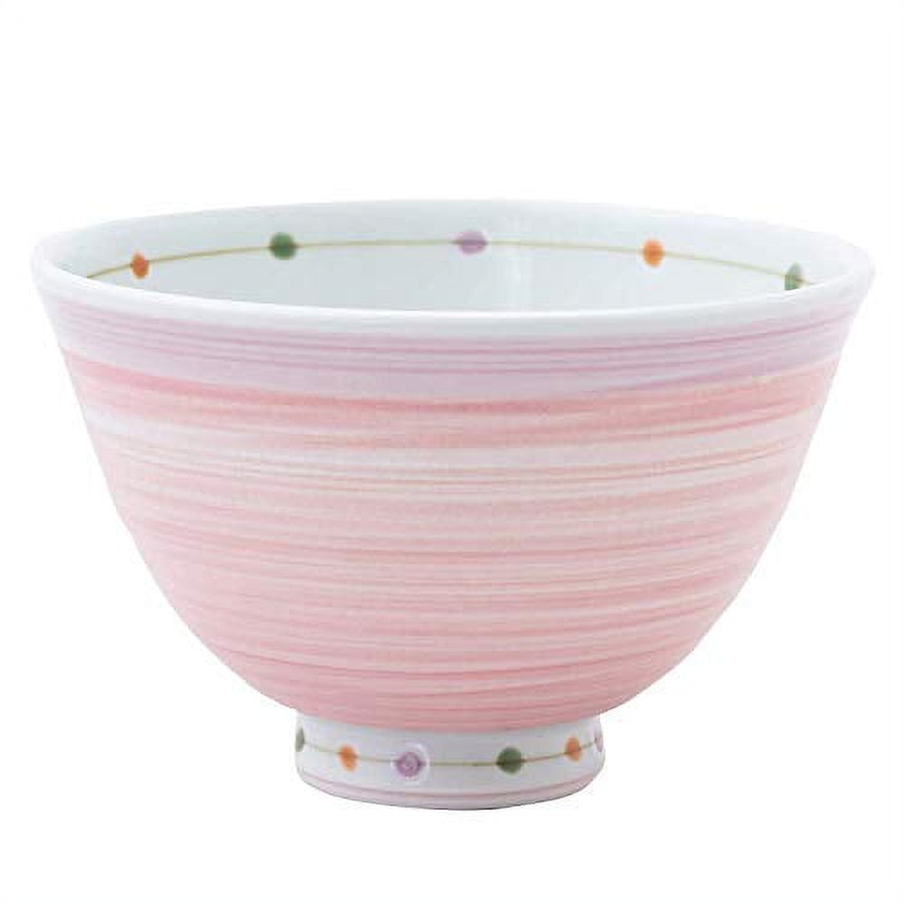 Hasami Ware Lightweight Teacup (Small) Color Dot Pattern Pink Microwave Dishwasher Safe Made in