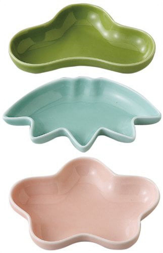 Hasami ware "essence" Haru beans plate set "Matsutake Ume" (with