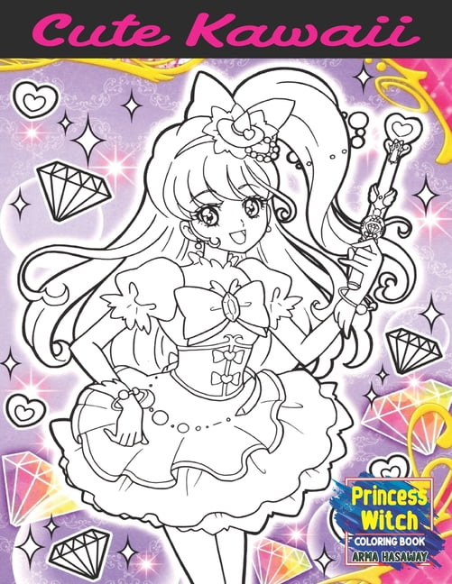 Hasaway Anime Corner: Princess Witch Coloring Book : Cute Kawaii Little  Beautiful Witches With Fantasy Magical, Stress Relief and Relaxation, Fun  for All Ages Vol1 (Series #1) (Paperback) - Walmart.com