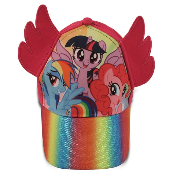 Hasboro My Little Pony Kids Hat, Size 2-4 or 4-7 Girls Baseball Cap