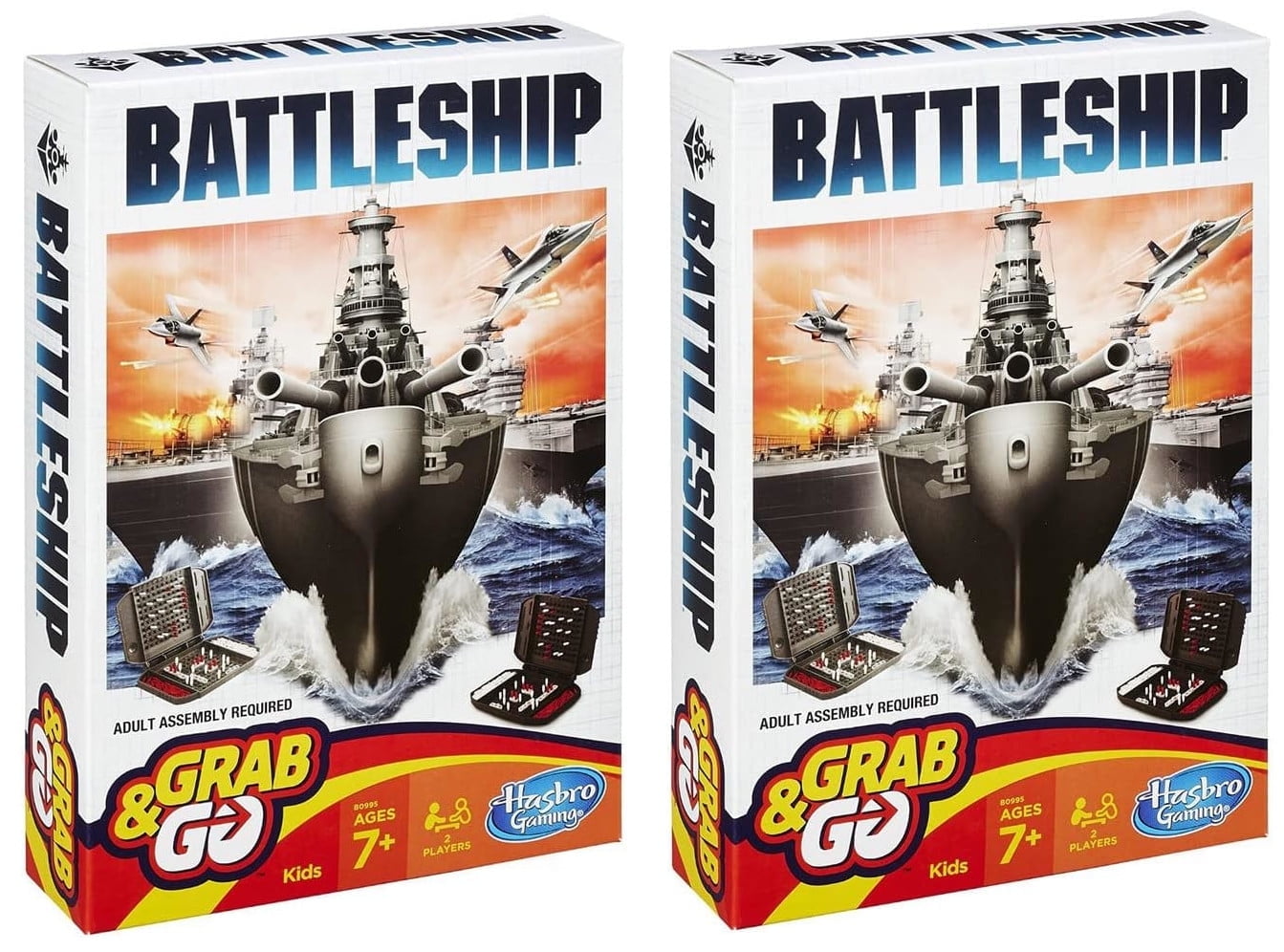 Hasbro 2-Pack Battleship Grab & Go Game (Travel Size) - Walmart.com