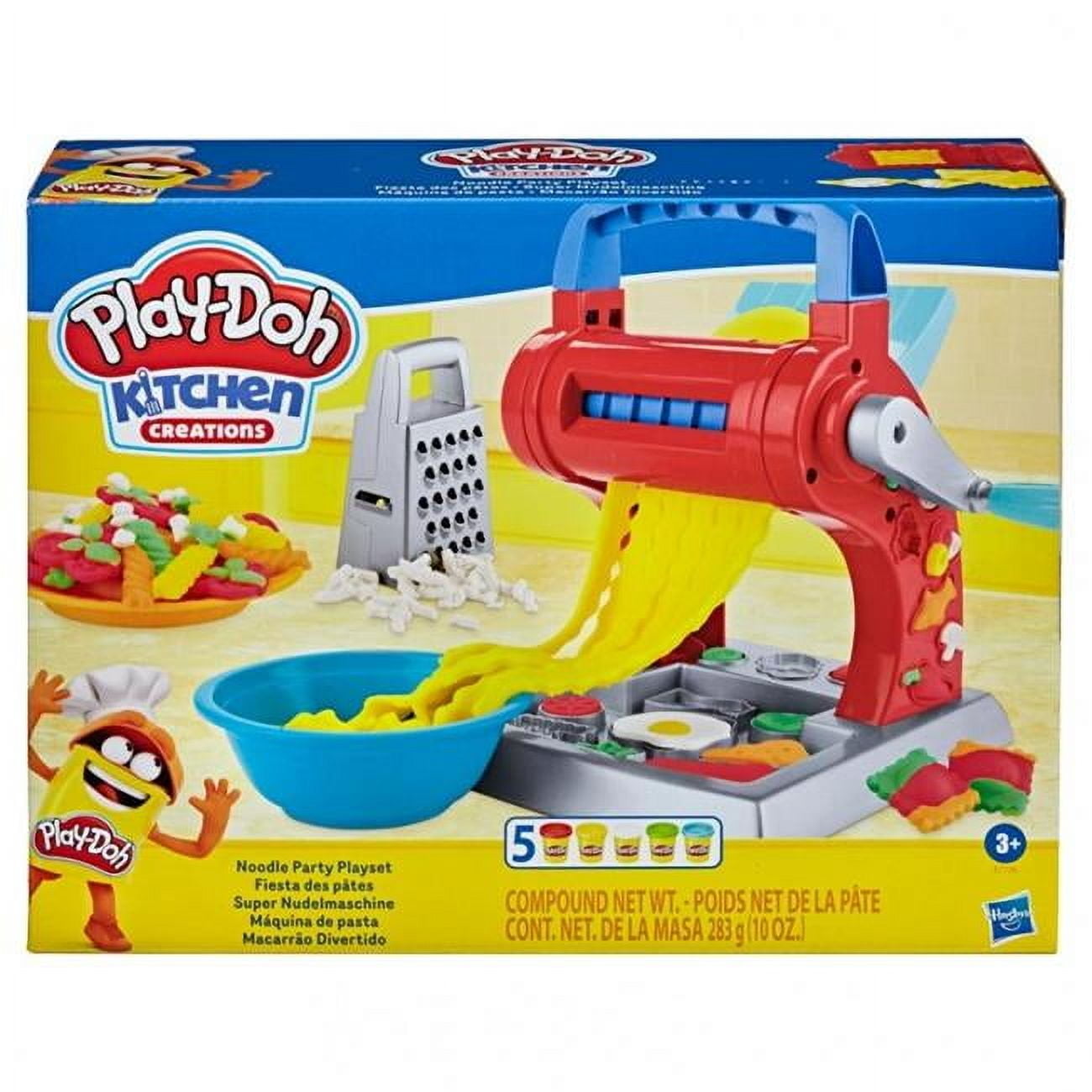Hasbro HSBE7776 3 Play-Doh Noodle Party Playset