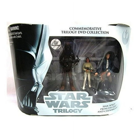 Hasbro 34524 Commemorative Trilogy DVD Collection: Empire Strikes Back (Chewbacca, Princess Leia, Han Solo)