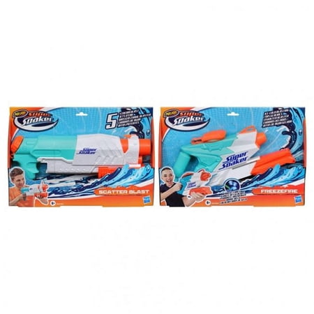 Hasbro Assorted Color Nerf Super Soaker Water Blasters, Pack of 2