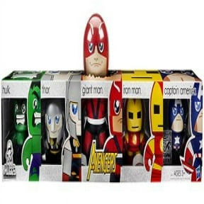 Hasbro Avengers SDCC 2011 San Diego ComicCon Exclusive Mighty Muggs Box Set The Avengers Hulk, Thor, Giant Man, Iron Man Captain America