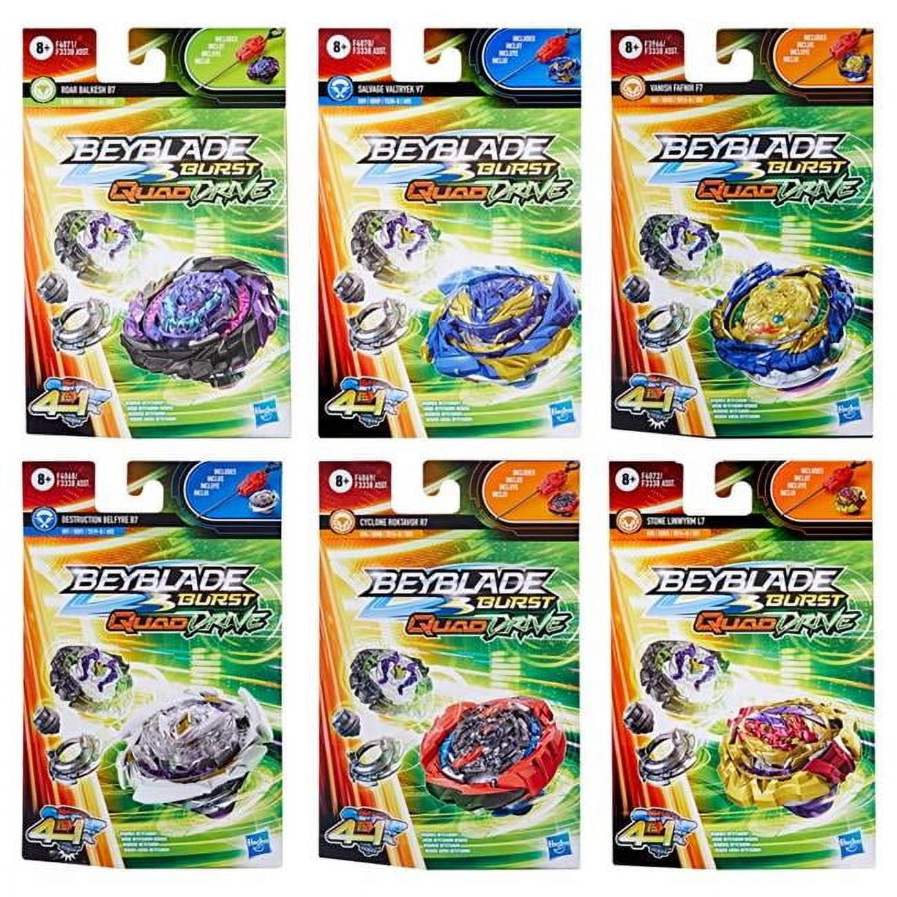 Hasbro Beyblade Burst QuadDrive 4-in-1 Spinning Top Starter Pack