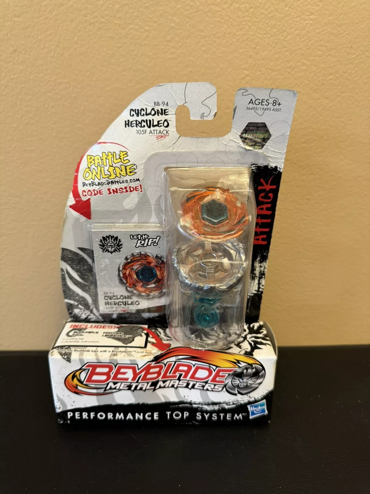 Hasbro Beyblade Metal Masters Cyclone Herculeo BB-94 - Walmart.com