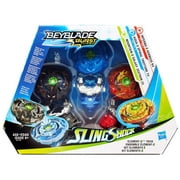 Hasbro Beyblade Slingshock Element-X Battling Tops, 3 Pack