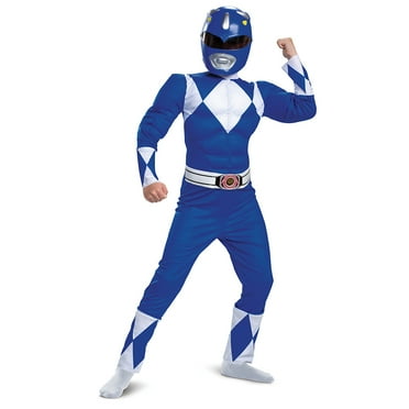 Power Rangers - Mighty Morphin Blue Ranger Costume for Children, Boys S (6/7)