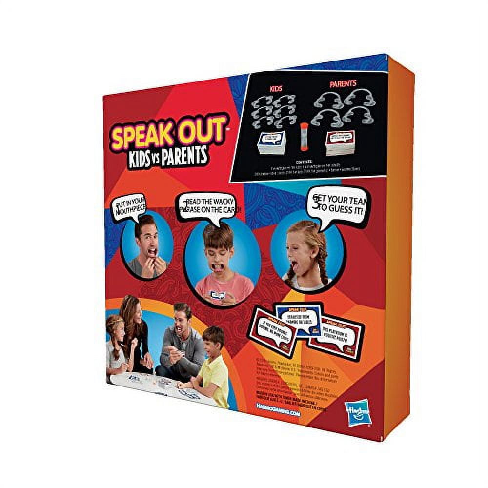 Hasbro Gaming Hasbro Speak Out Kids Vs Parents Game