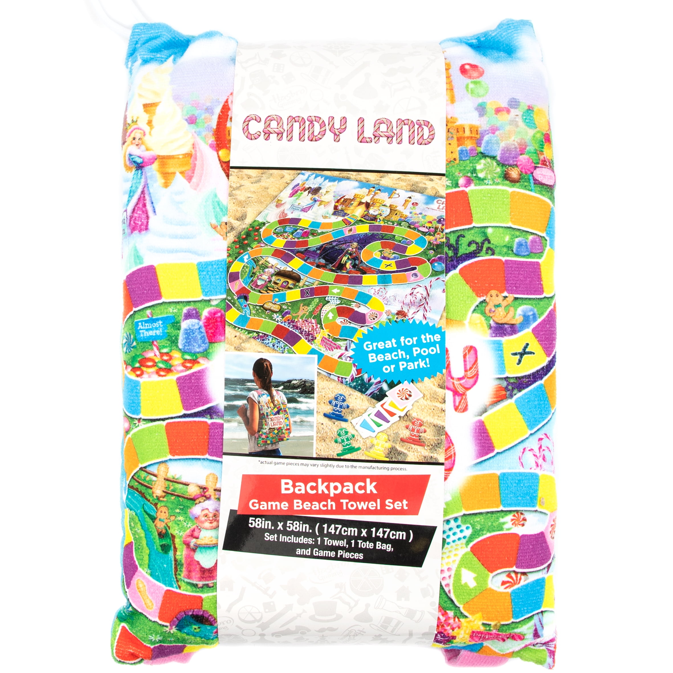 Find Your Perfect Hasbro Candy Land Game Beach Towel Set