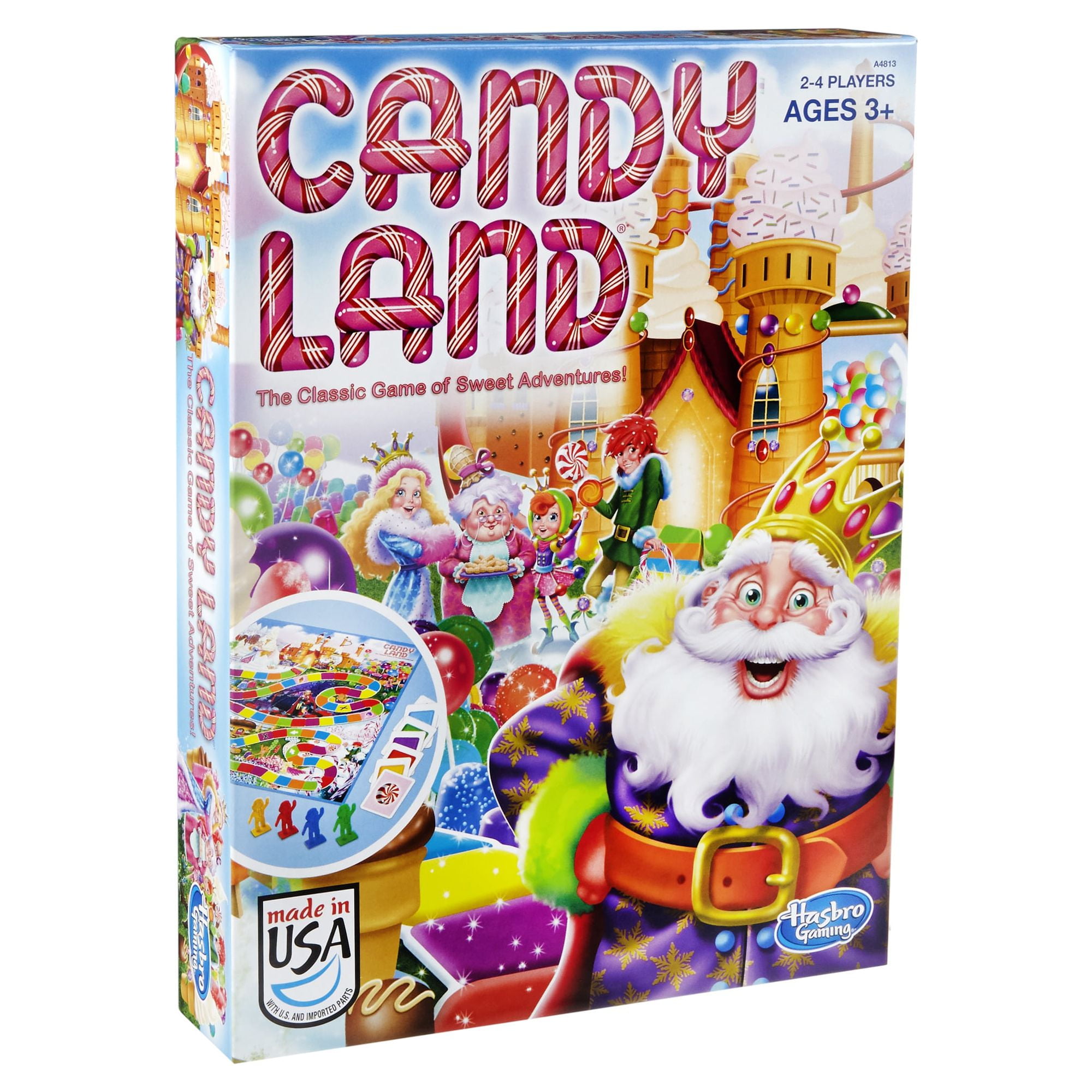 Candy Land Grab and Go Game for Ages 3 and Up, Travel Game - Hasbro Games