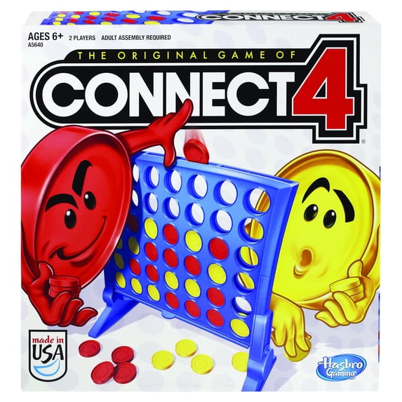 Hasbro Classic Connect 4 Game, Ages 6 & Up