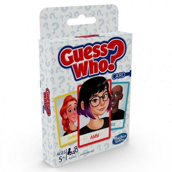 Hasbro Classic Guess Who Card Game for Ages 5+, Multicolor