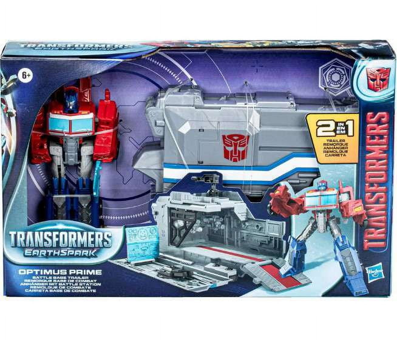 Transformers AllSpark Tech Barricade Action Figure - MV5 Series, 5.5-Inch, Converts With Lights & Sounds (Cube Powered)