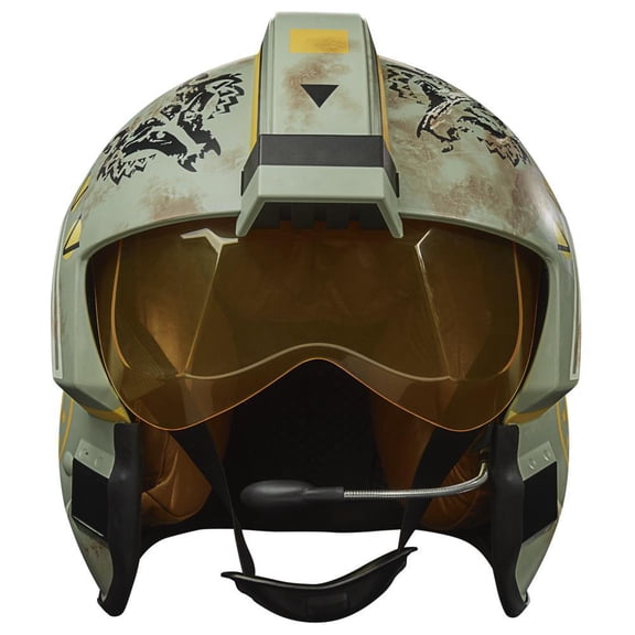 Star Wars The Black Series Trapper Wolf Electronic Helmet Star Wars: The Mandalorian Roleplay Full Scale Lights, Sounds